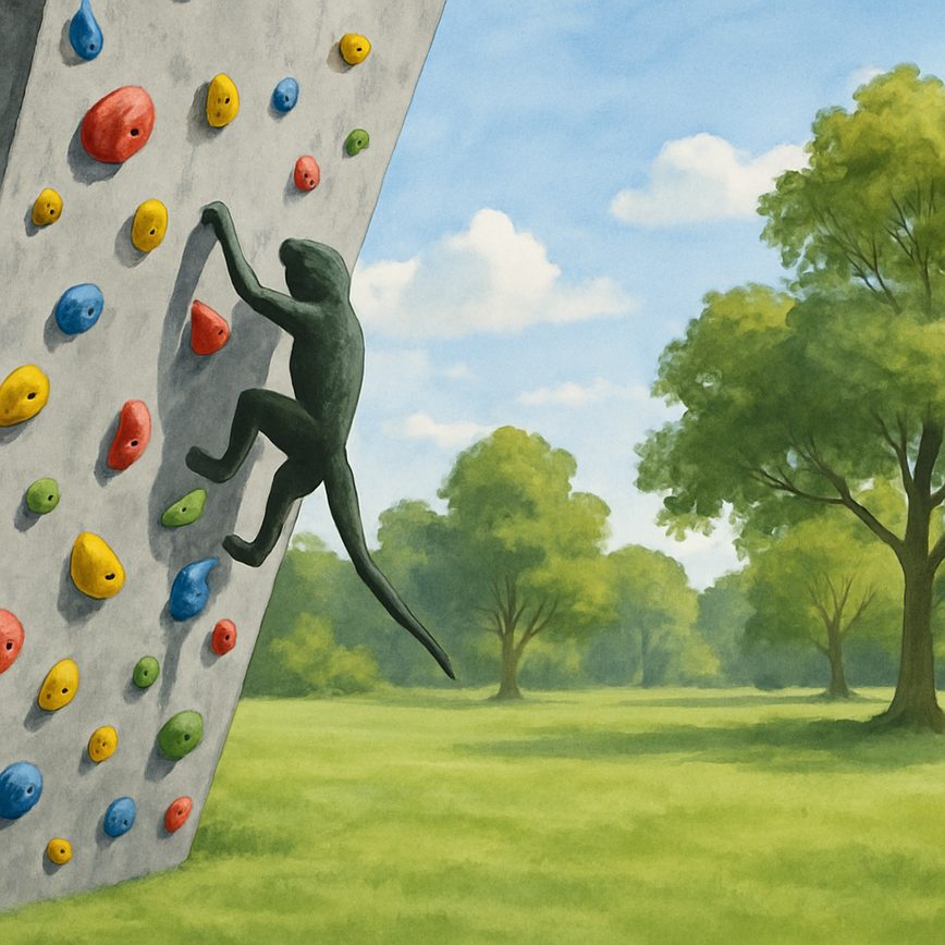 Parques com escalada esportiva