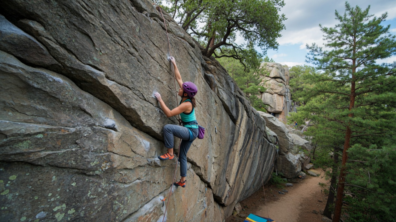 Parques com vias de escalada natural