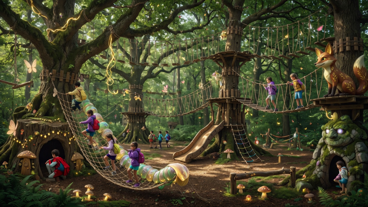 Parques com área infantil temática — Principais Temas Encontrados nas Áreas Infantis de Parques