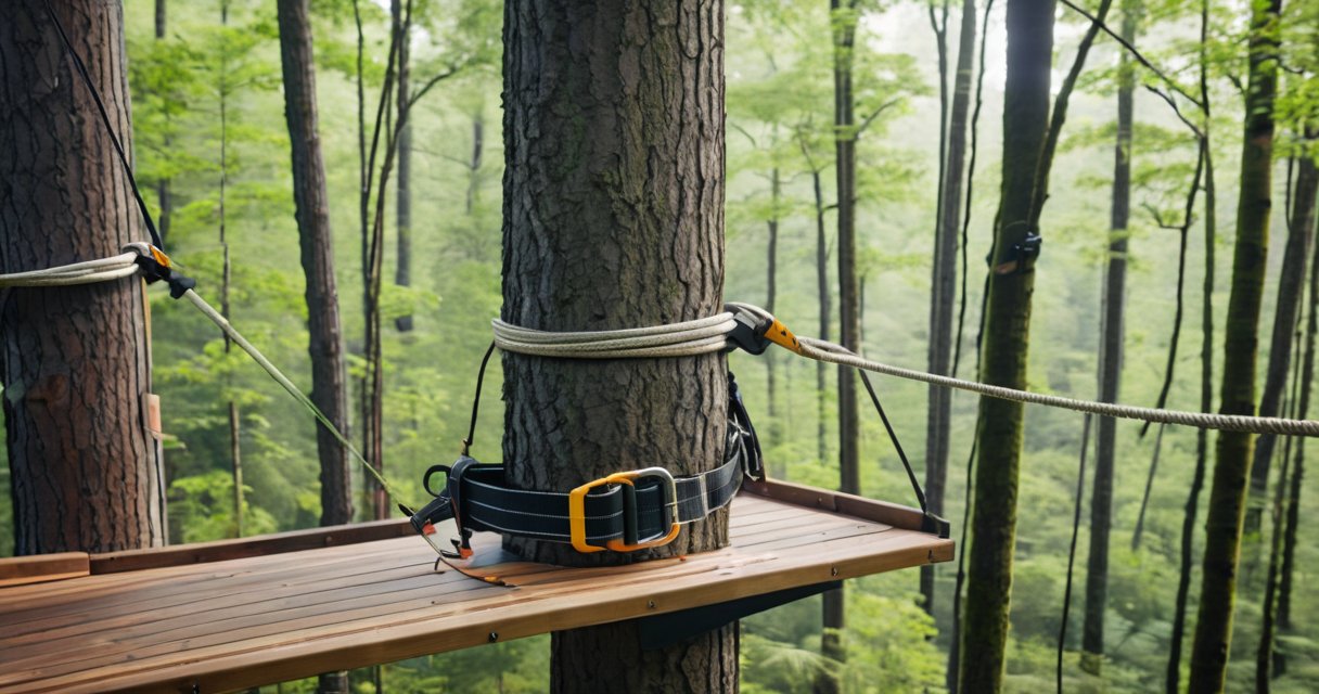 Equipamentos de segurança essenciais em parques de arvorismo