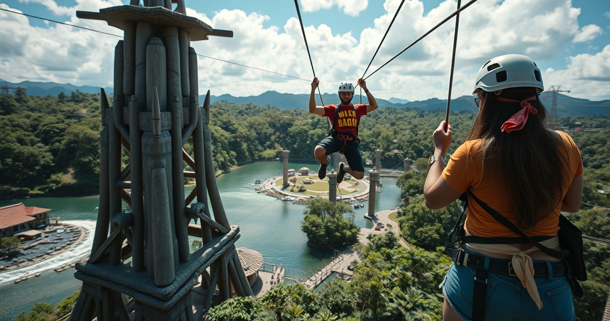 Os melhores desafios de tirolesa e escalada no Eko Adventure Park — Como escolher o percurso ideal de tirolesa e escalad