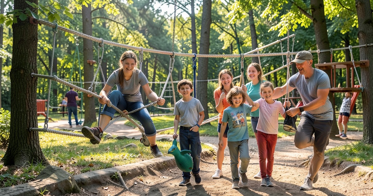 Parques de aventura para famílias — Como escolher o parque de aventura ideal para a família
