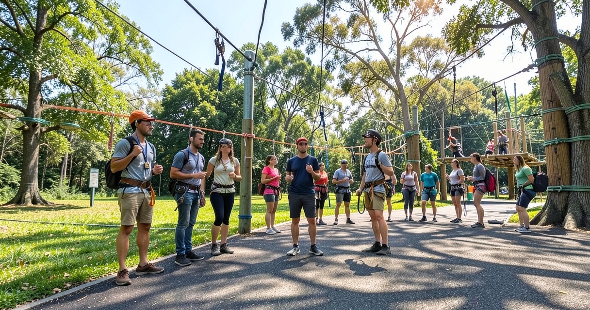 Segurança em parques de aventura — Treinamento da Equipe e Capacitação