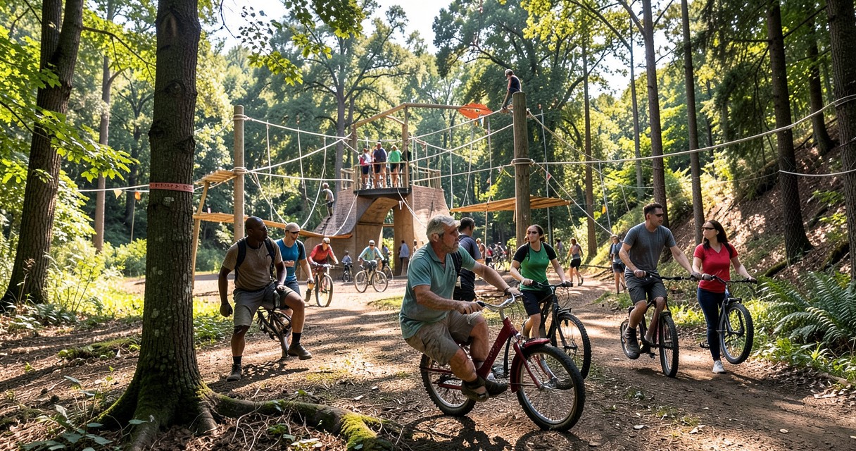 Parques de aventura para empresas — Atividades Personalizadas para Empresas