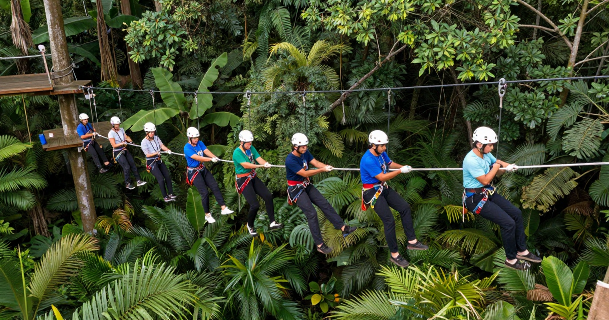 Aventura no EkoAventura Park: Tirolesas e Trilhas Extremas — Cuidados com o Meio Ambiente
