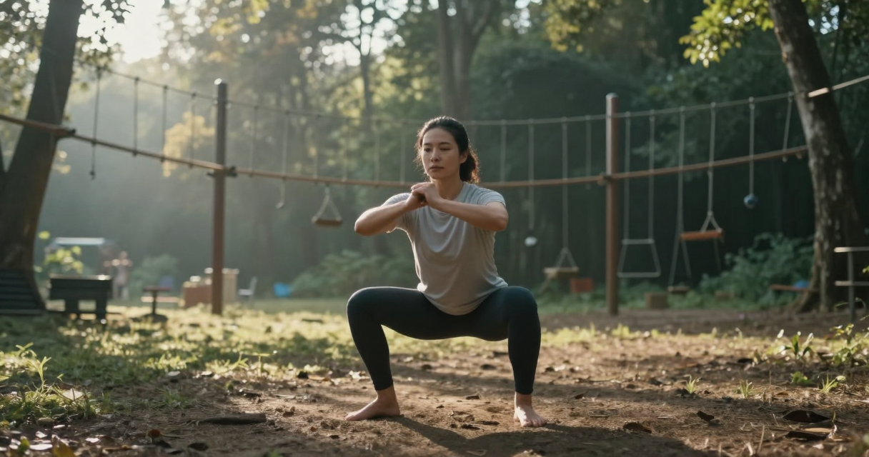 Treinamento de equilíbrio em cordas — Preparação física e mental antes do primeiro contato com a corda Treinamento de equilíbrio em cordas — Preparação física e mental antes do primeiro contato com a corda