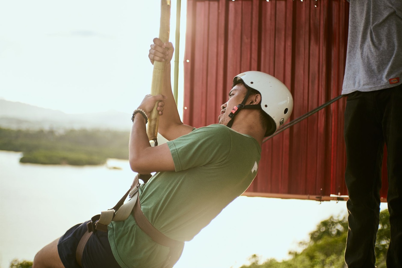 Experiência de aventura em altura — A importância do guia e do treinamento na experiência em altura